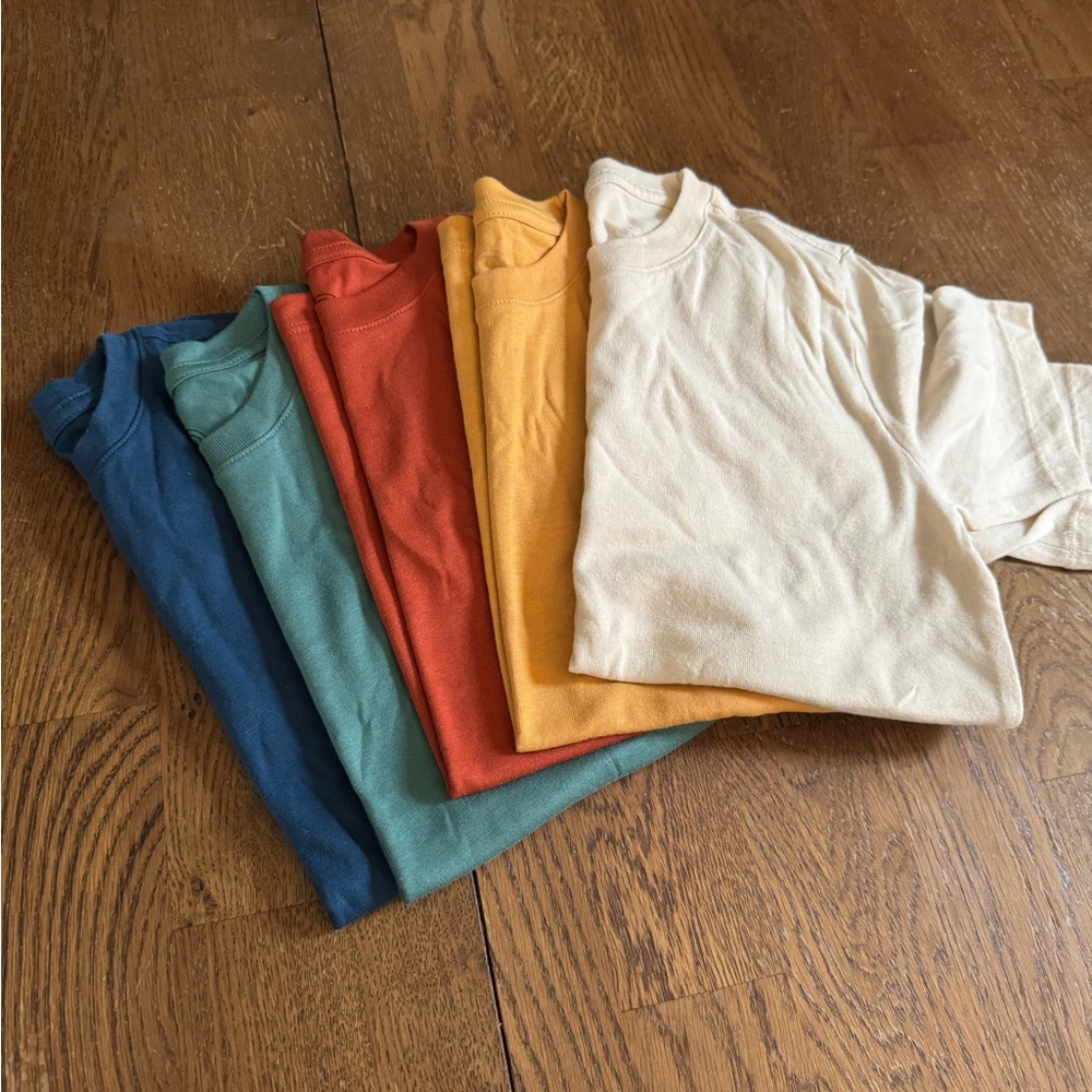 Wonder Nation Kids Short Sleeve Tees - Multi-Color Pack